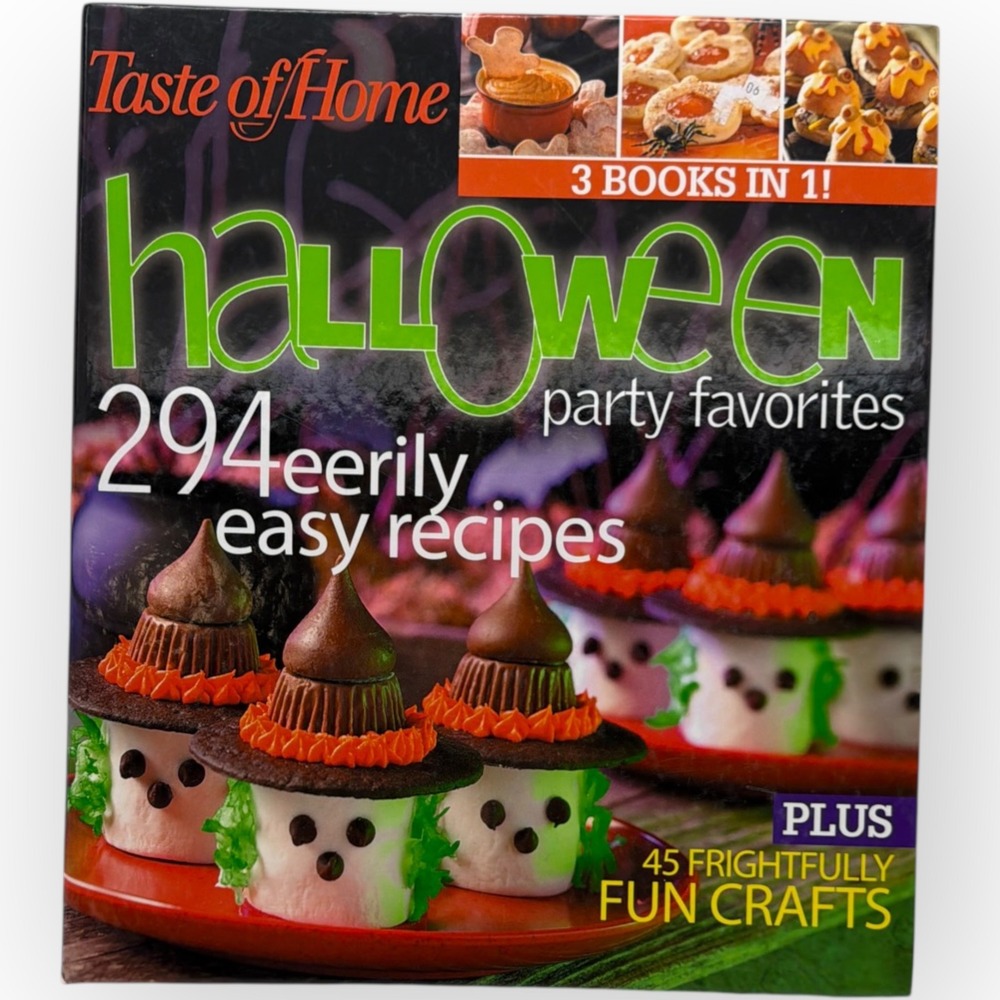 Taste of Home Halloween Party Favorites Cookbook Recipes‎ Crafts 3-in-1 Book